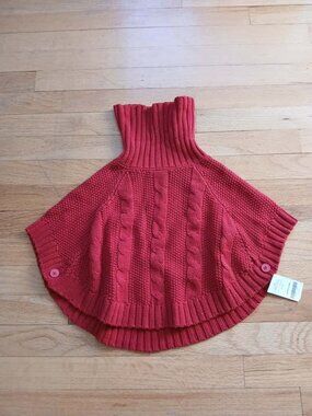 Carter's Red Poncho - 2T - NWT